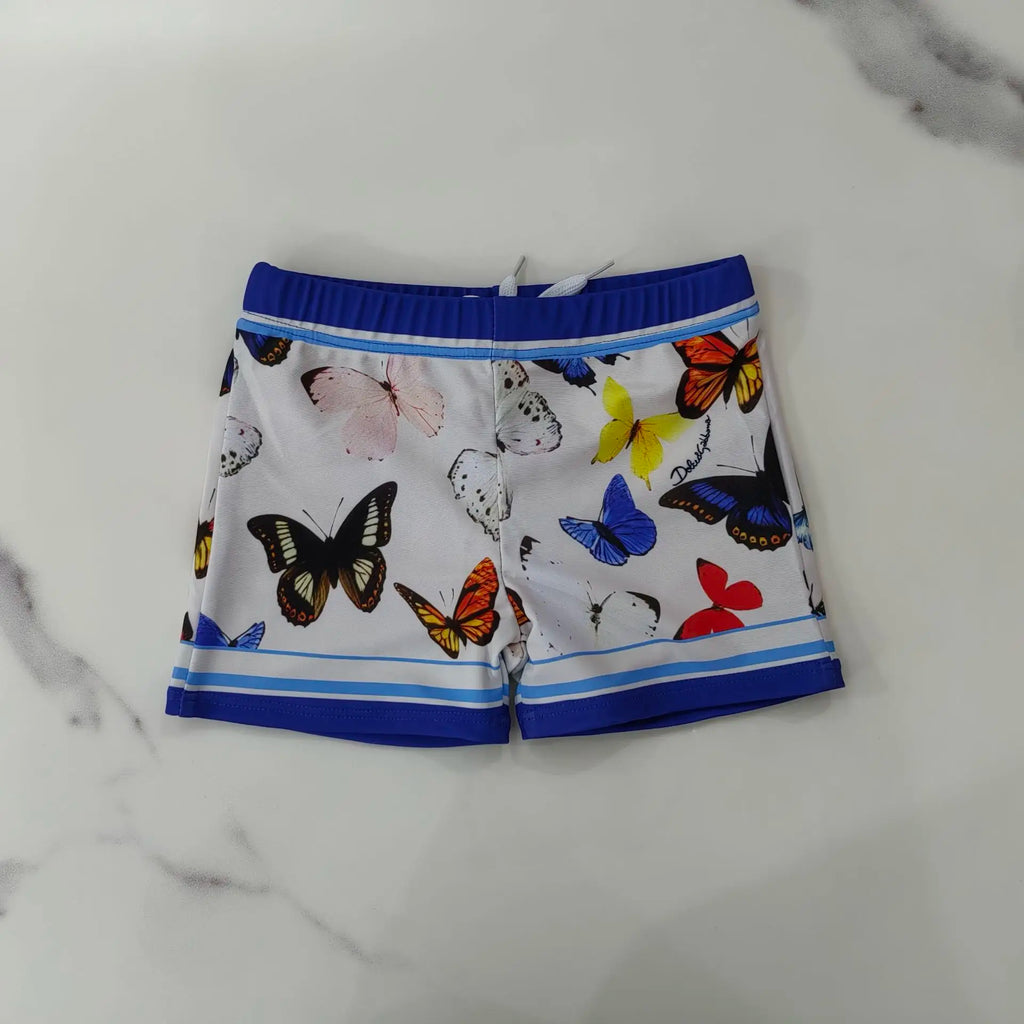 2026 new boys swim trunks Children's Swimming wear Male Baby butterfly swim shorts Hot Spring Swimming wear for babay 1-12 year