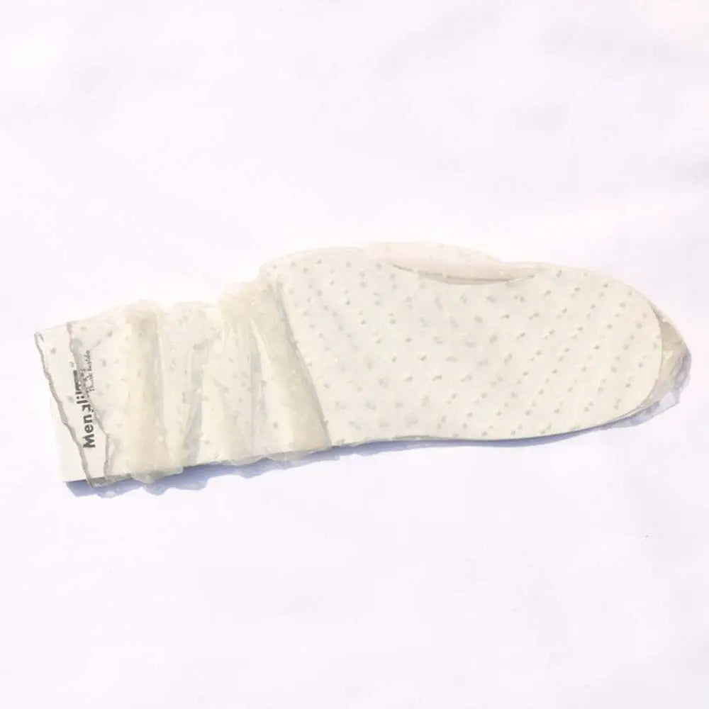 Women Female Fashion Chiffon Nylon Dress Socks Glass Stockings Tulle Socks