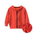 1-9T Winter Toddler Kid Sweatshirts Boy Girls Warm Thick Clothes Zipper Hooded Hoodies Casual Loose Fleece Coat Childrens Outfit