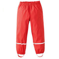 Kids Raincoat Rain Pants Waterproof Cartoon Children’s Kids Rain Dungarees Mud Trousers Waterproof Breathable For Girls Boys