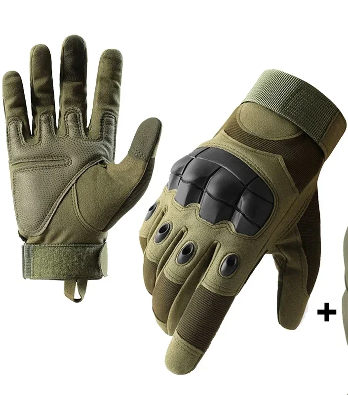 Moto Men's Motorcycle Gloves Touch Screen Motorbike Motocross Riding Gloves Protective Gear Full Finger Guantes Moto Black