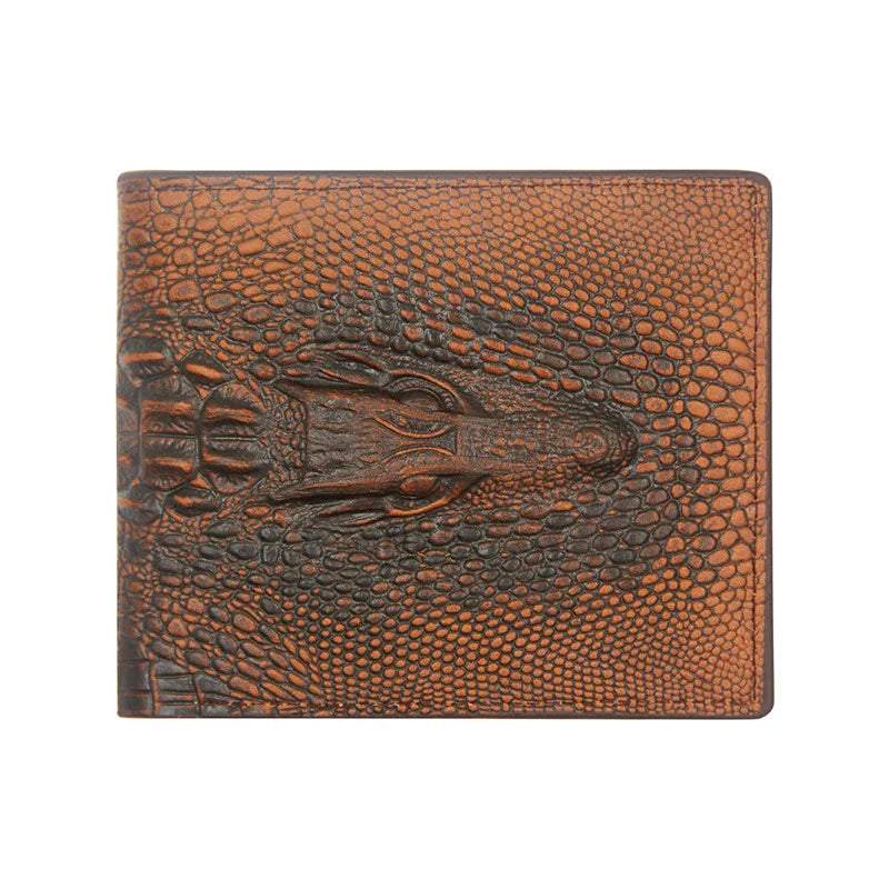 Men's Wallets Luxury Alligator Pattern Men Money Bag Safe Clutch Bag Business Style Male Money Purse Card Fashion Casual Holder