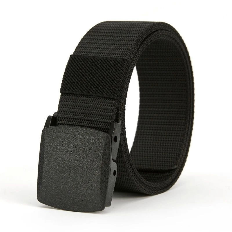 Multiple Styles of Tactical Waist Belts The Men's Buckle Belt Nylon Braided Lightweight Breathable Daily Commuter Men's Belt New