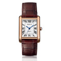REBIRTH 002 Fashion Rectangular Women's Watch Leather Elegant and Charming Women's Brand Luxury Quartz Watches Relojes De Mujer