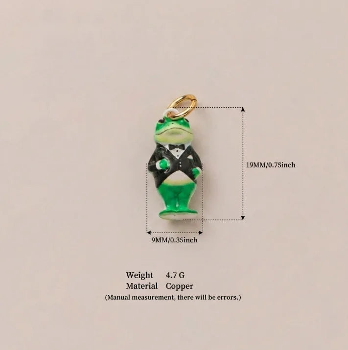 New Fashion Cartoon Small Animal Accessories Pet Dog DIY Necklace for Women Girls Cute Enamel Little Dog Necklace DIY Accessory