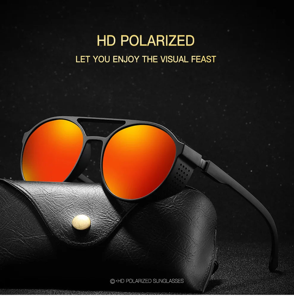 Men Women Polarized Sunglasses Round Sunglasses Driving Glasses Outdoor Fishing Glasses Cycling Goggles gafas de ciclismo hombre
