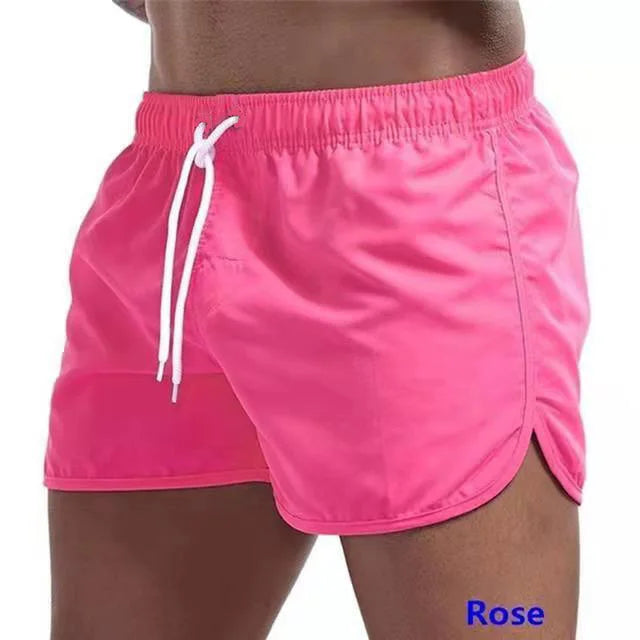 2026 Men's Swim Shorts Summer Colorful Swimwear Man Swimsuit Swimming Trunks Sexy Beach Shorts Surf Board Male Clothing Pants