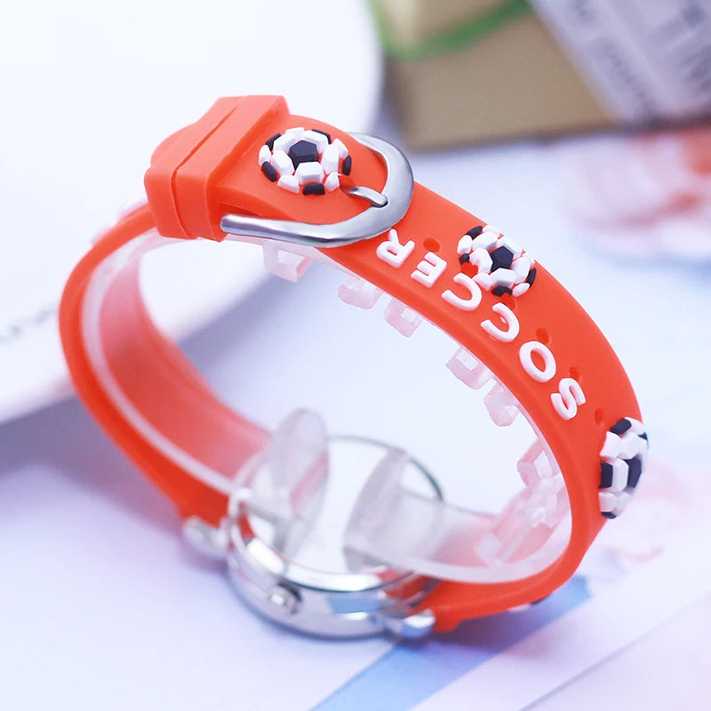 2026 children boys cartoon quartz watches kids students 3D football anime sports watches for birthday gifts relogio feminino