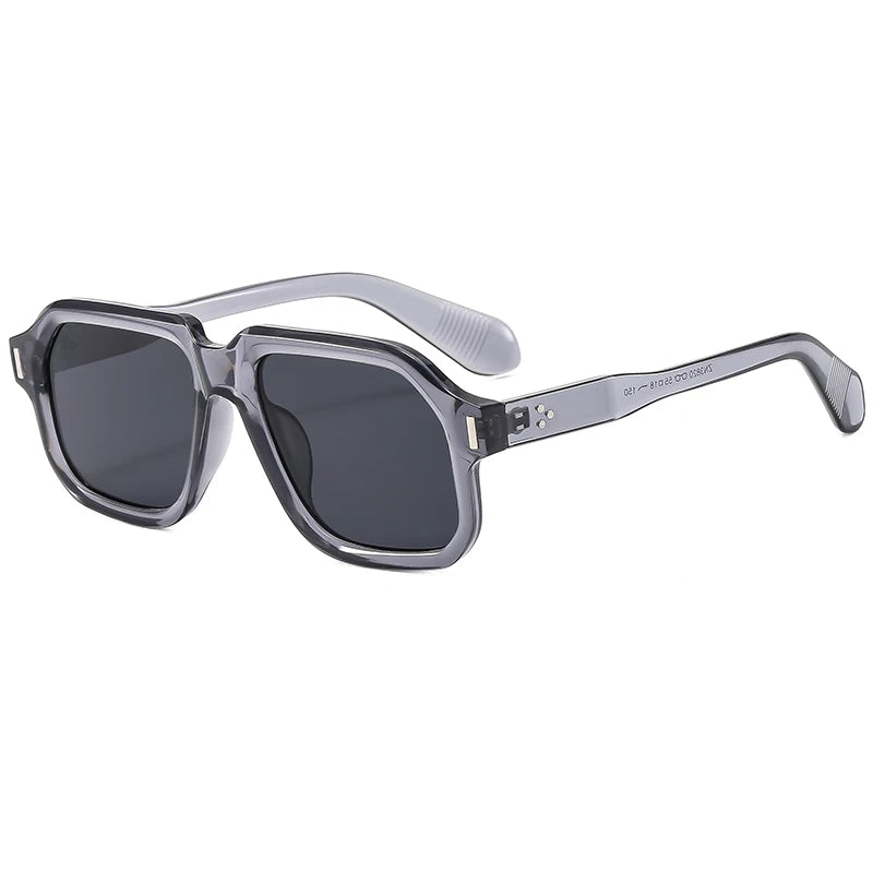 Large Frame Rectangular Sunglasses Women New Fashion Minimalist Style Sun Glasses High Quality Unisex Eyeglasses UV400