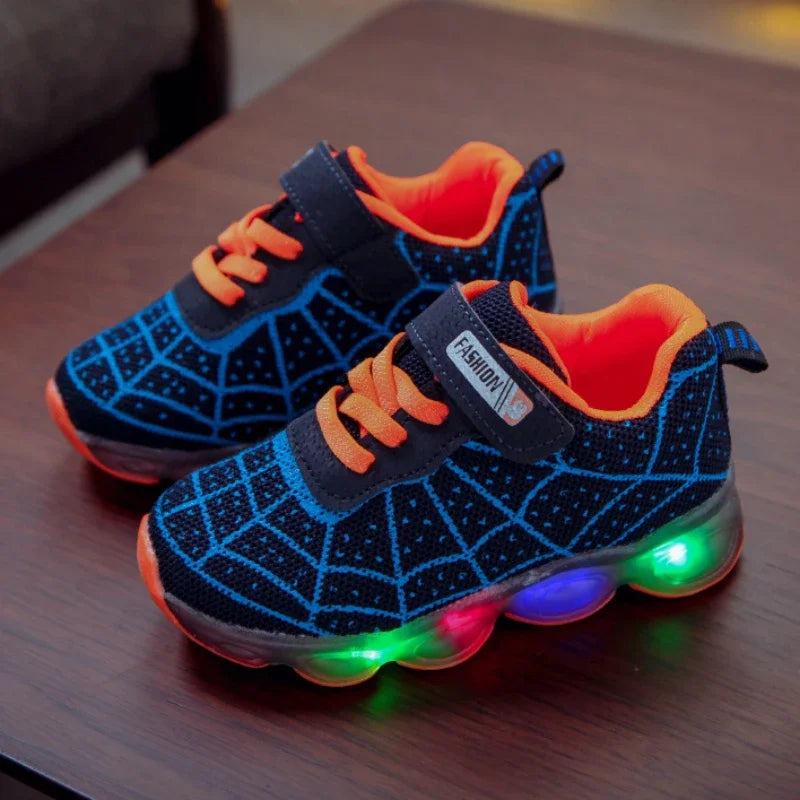 Children's Cartoon Sneakers 2026 Boys New Casual Sport Shoes Spring Summer Breathable Student Shoes Kids Casual Shoes for 1-12 Y
