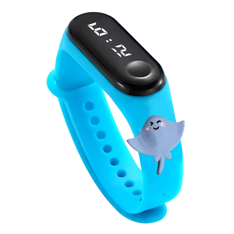 Fashion Children Watches For Boys Girls Electronic Bracelet Sports Touch LED Cartoon Doll Kids Watch Women Waterproof Clock