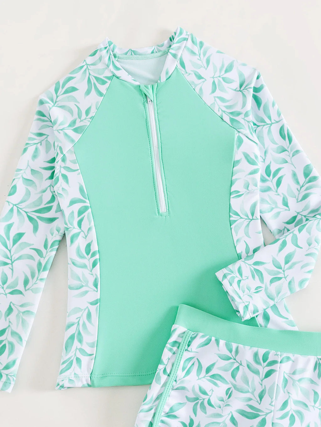 Bathing Suit With Short Toddler Girls Long Sleeve Swimsuits Swimwear Little Girls Swimsuits 2 Pieces Kid купальник для девочки