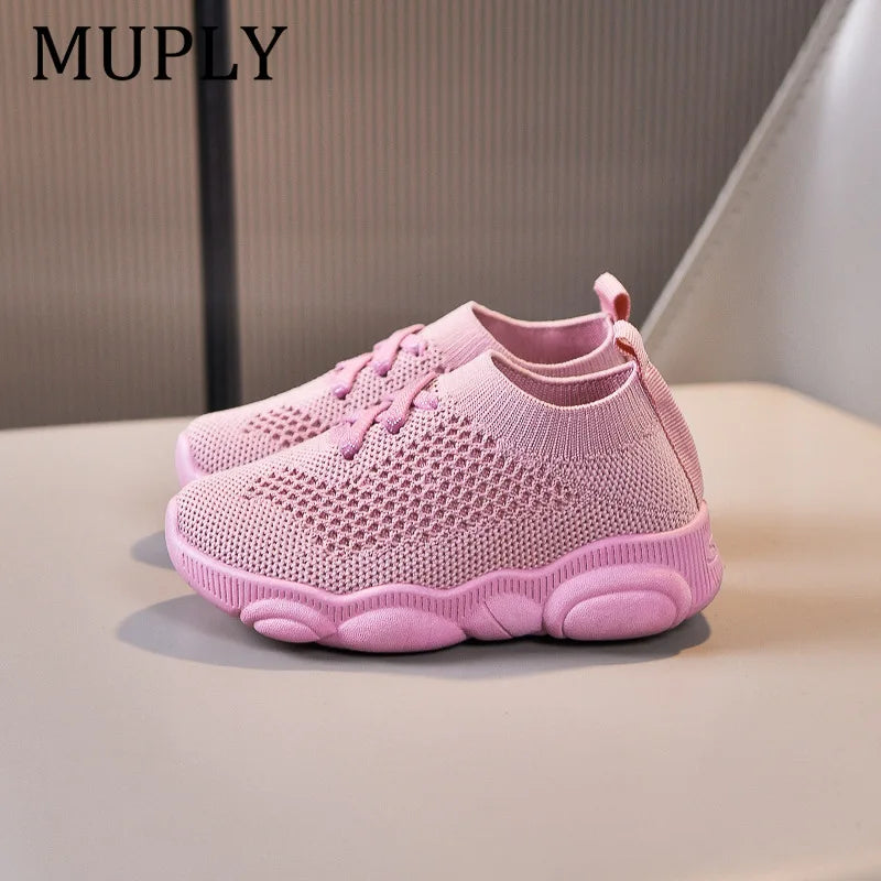 Kids Shoes Anti-slip Soft Rubber Bottom Baby Sneaker Casual Flat Sneakers Shoes Children size Kid Girls Boys Sports Shoes