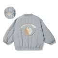 Fashion Children Baby Jackets Winter Autumn Thicken Cute Embroidery Coats Kids Boys Girls Outerwear 1-6Y