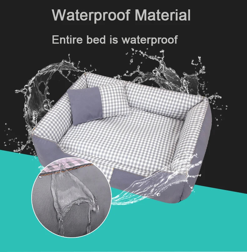 Bed For Dog Cats Puppy House Kennel For Indoor Dogs Small Medium Cat Pet Sofa Sleeping Bed Furniture Pet Supplies Accessories