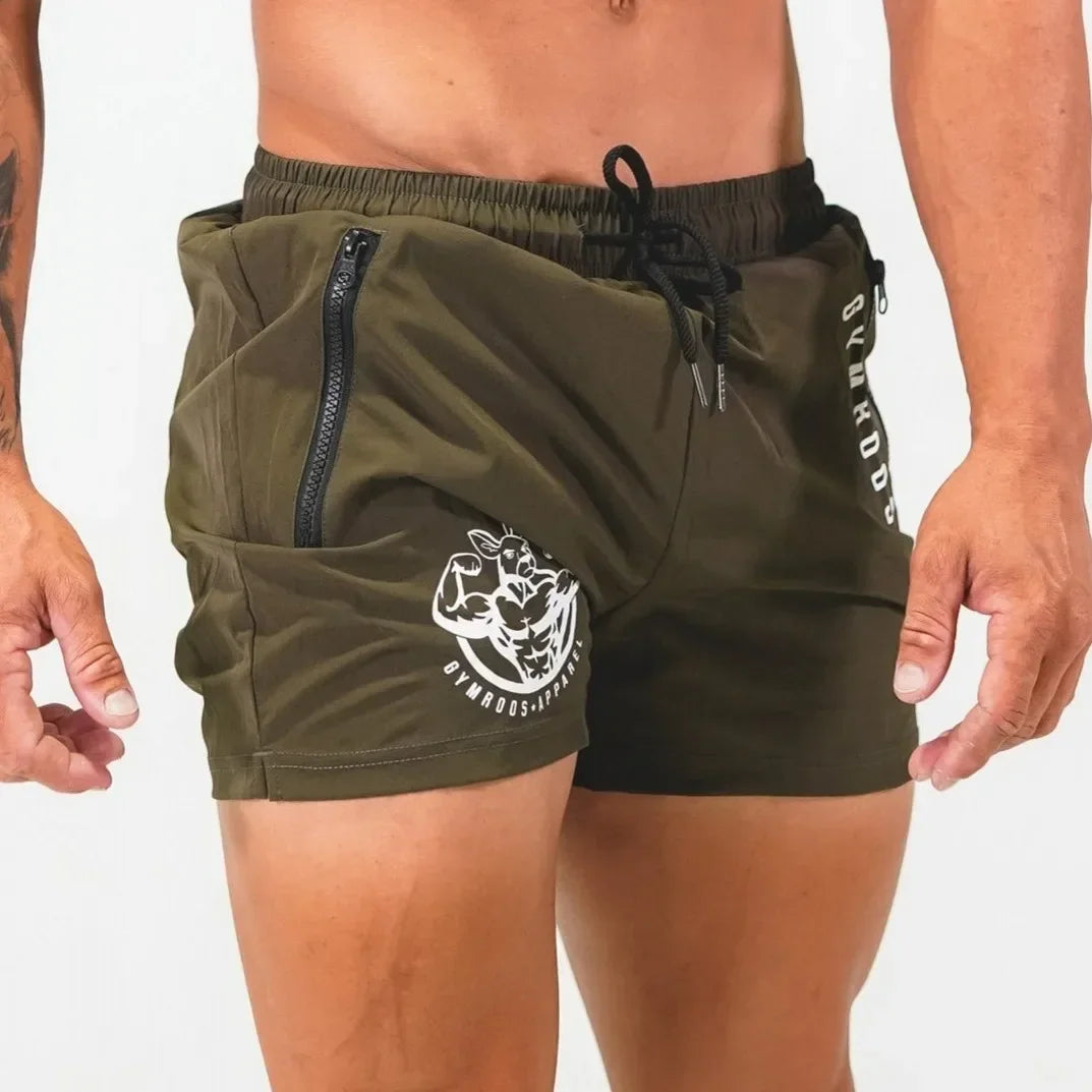 Sports Shorts Men Gym Workout Running Shorts Bodybuilding Joggers Summer Fitness Training Jogging Short Pants Male Beach Pants