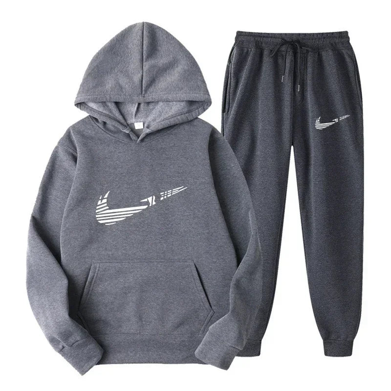 A versatile multi-functional sportswear suitable for both men and women, featuring a hooded sweatshirt, suitable for outdoor tra