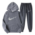 A versatile multi-functional sportswear suitable for both men and women, featuring a hooded sweatshirt, suitable for outdoor tra