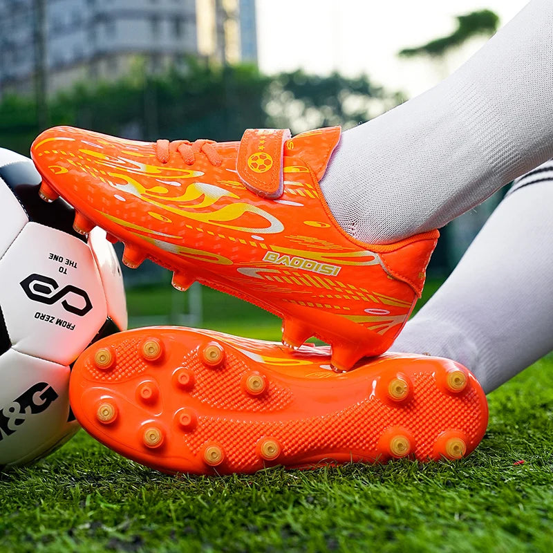 Kids Soccer Cleats Boys Girls Training Football Cleats Youth Soccer Shoes for Little/Big Professional Athletic Outdoor Football