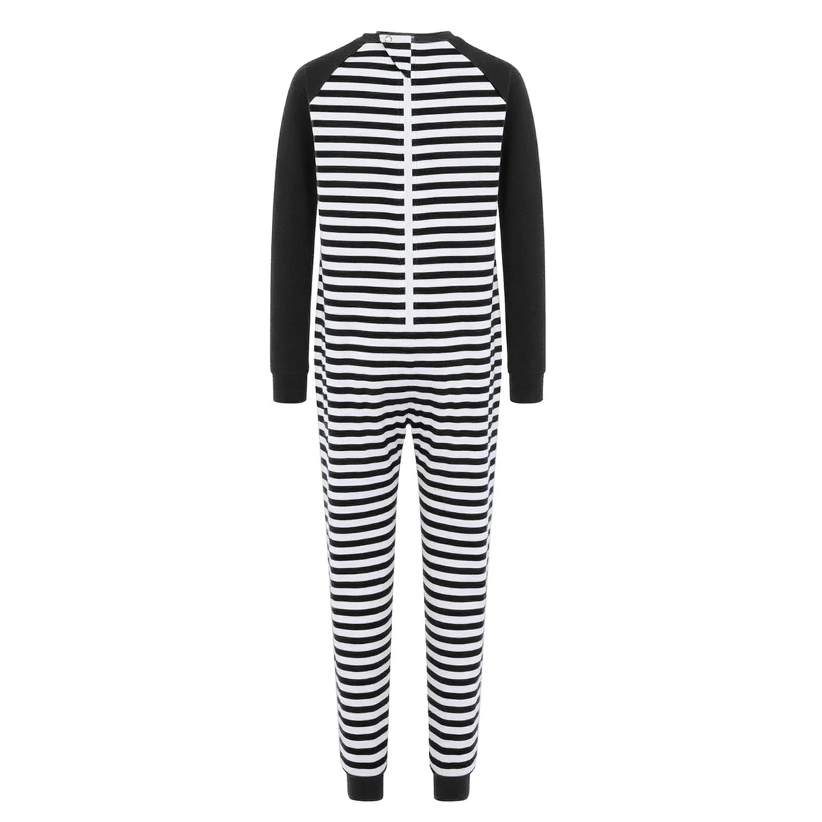 Kid Boys Girls Special Needs Jumpsuit Adaptive Clothing Long Sleeve Full Length Anti-Strip Back Zipper Stripes Rompers One-piece