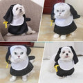 E74E Warm Canine Garment Fashion Pet Wear Outdoor Dog Attire Dog Walking Outfit for Cats and Dogs Halloweens Themed Clothing