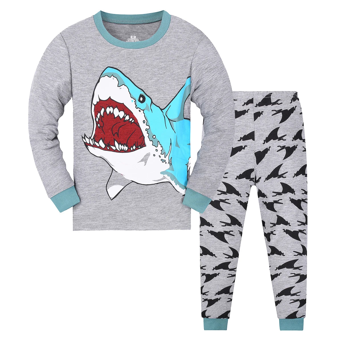 Boys Long Pajamas Set Toddler Sleepwear Little Kids Car Theme Comfortable Nightwear for Boys
