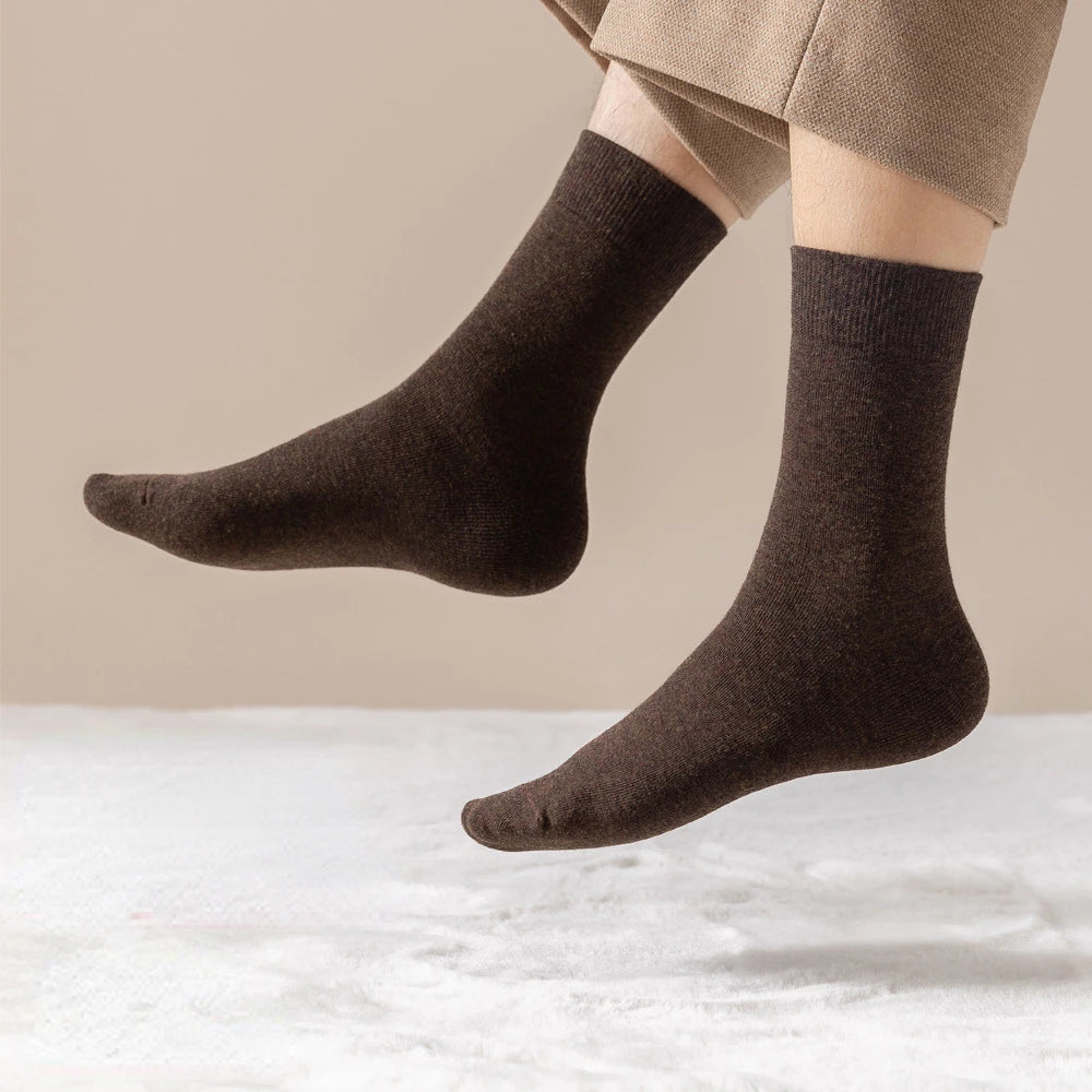Sports Male Sock Winter Socks for Men Cotton Spring and Autumn Gift Solid Color Man Funny Long White Men's Short Cycling
