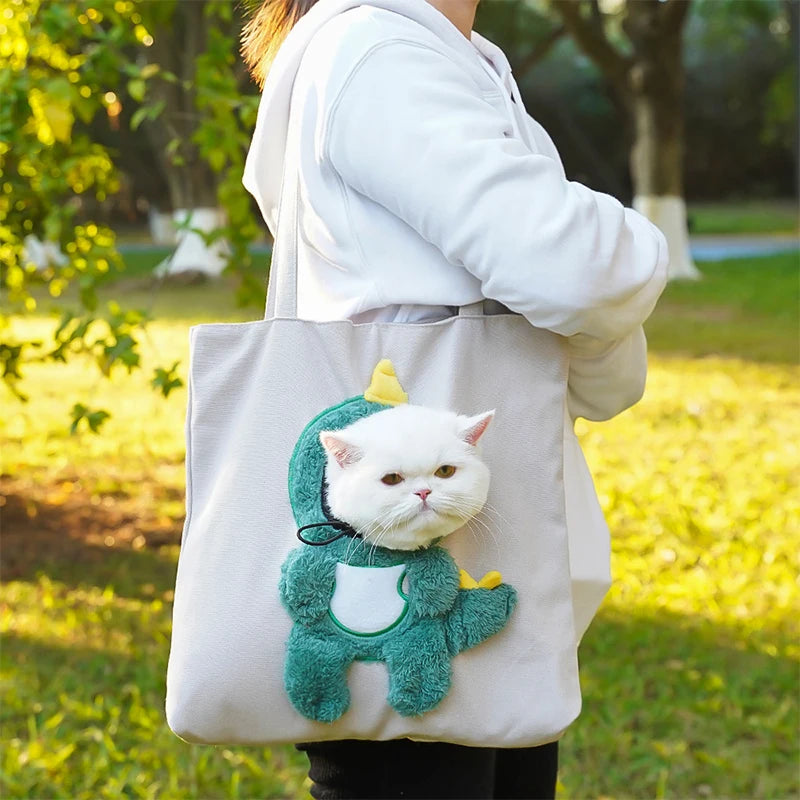 Pet Carrying Exposed Face Bag Portable Crossbody Pet Outdoor Bag For Small Dog Cat Pet Shoulder Carrying Bag Pet Accessories