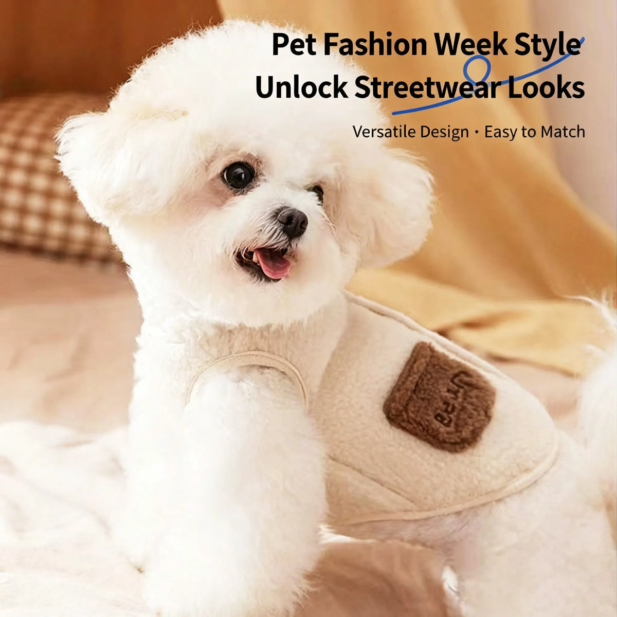Pet Dog Clothes For Small Dogs Cat Autumn/Winter Fleece Vest Puppy Chihuahua Teddy Cute Animal Warm bear Jacket clothing supply