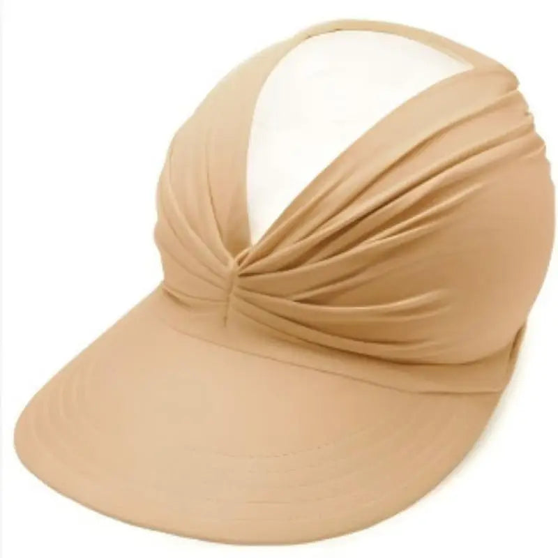 Beach Sun Hat For Women Spring/Summer With A Hollow Top Sun Protection Hat For Ladies Outdoor Sports Hat