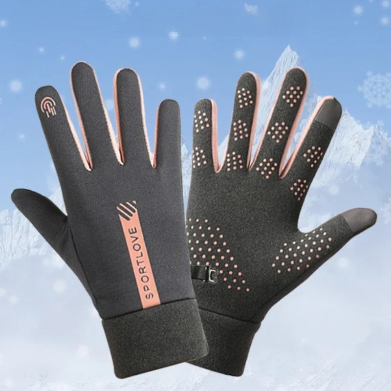 Winter Waterproof Men's Gloves Touchscreen Windproof Sports Fishing Driving Motorcycle Ski Non-slip Warm Cycling Women Gloves