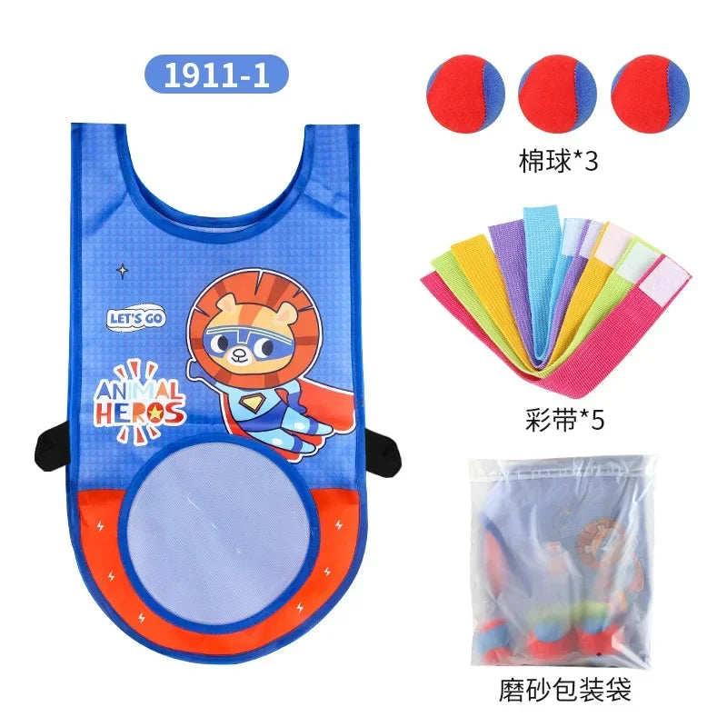Outdoor Sports Toy Jersey Fabric Props Throw Catch Soft Fleece Balls Safe for Kids Teens Adults Gift Sticky Dodge Ball Game Vest