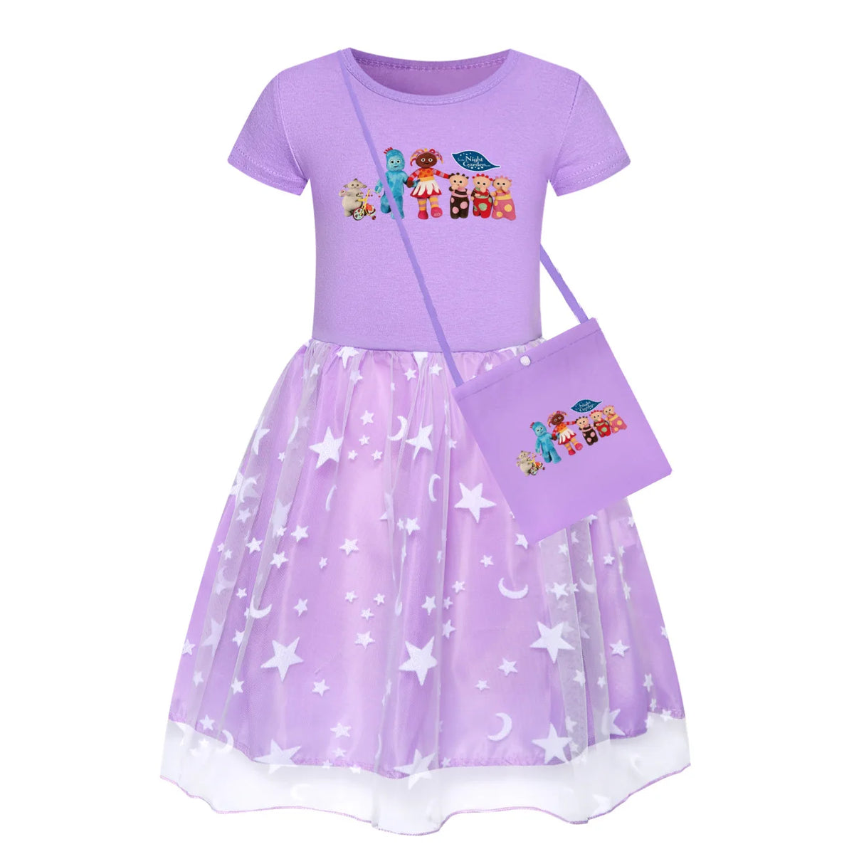 In The Night Garden vestido Kids Carnival Cosplay Dress Baby Girls Lace Casual Dresses Children Birthday Party Halloween Costume