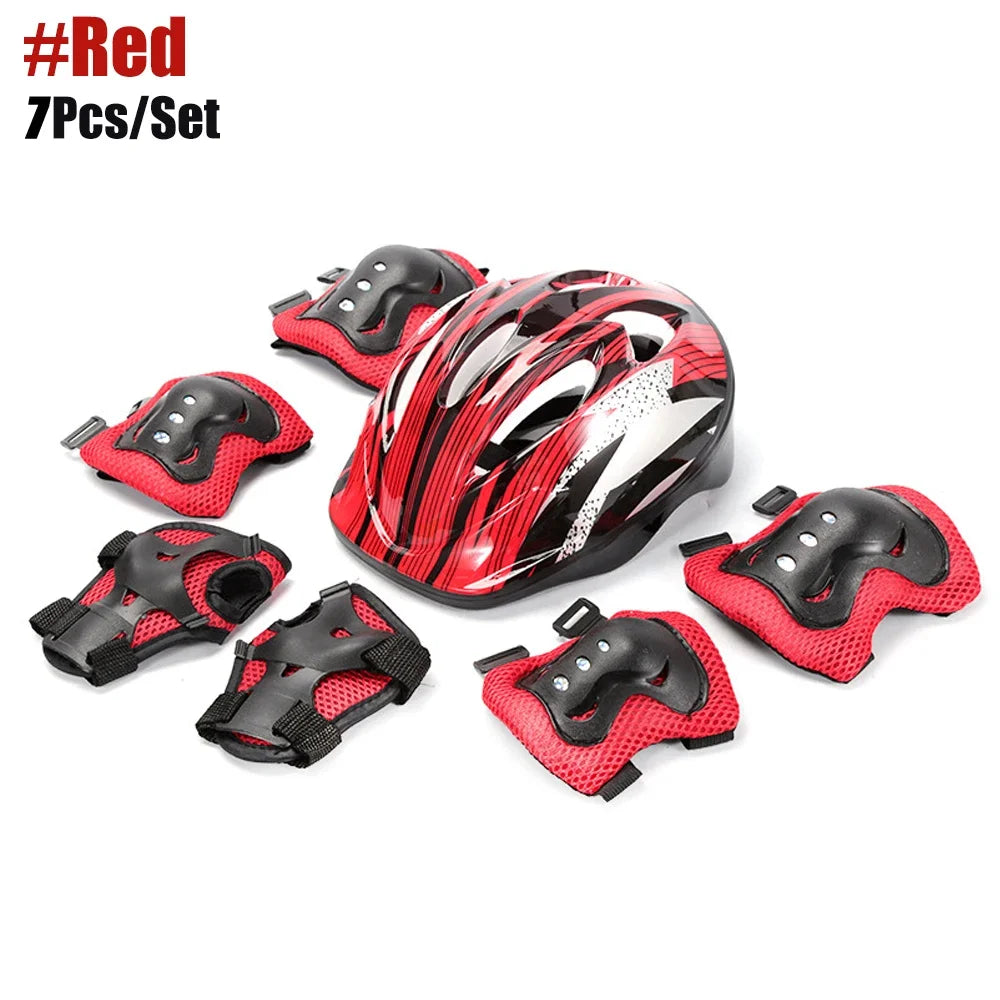 Kids Knee Pads and Elbow Pads Guards Protective Gear Set Safety Gear for Roller Skates Cycling Bike Skateboard Sports
