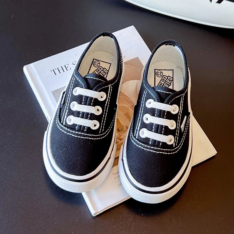 Kid Sneakers 2025 Summer New Kids Canvas Shoe Small Medium Large Kid Shoe Allmatch Women Sneaker Boy Shoes Parent-child Shoes