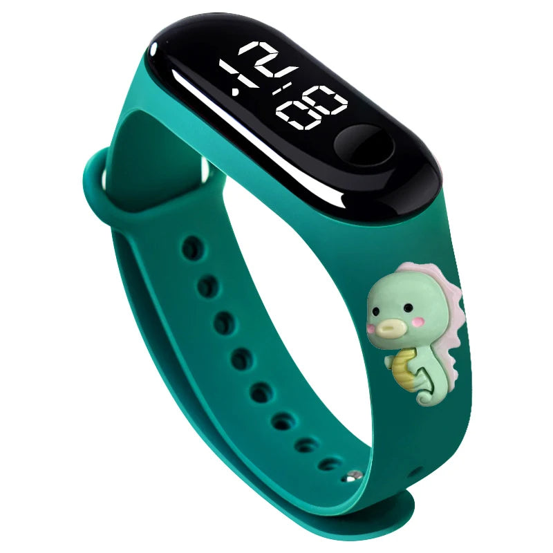 Fashion Children Watches For Boys Girls Electronic Bracelet Sports Touch LED Cartoon Doll Kids Watch Women Waterproof Clock