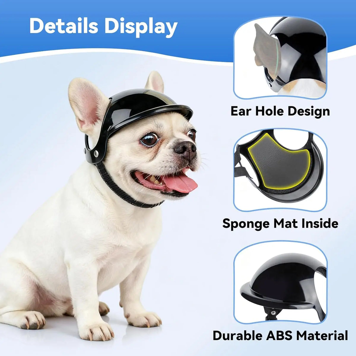 Pet Helmes Cats Dog Accessories Motorcycle Goggles Small Dog Car Safety Motorcycle Helmet Hat Cat Supplies