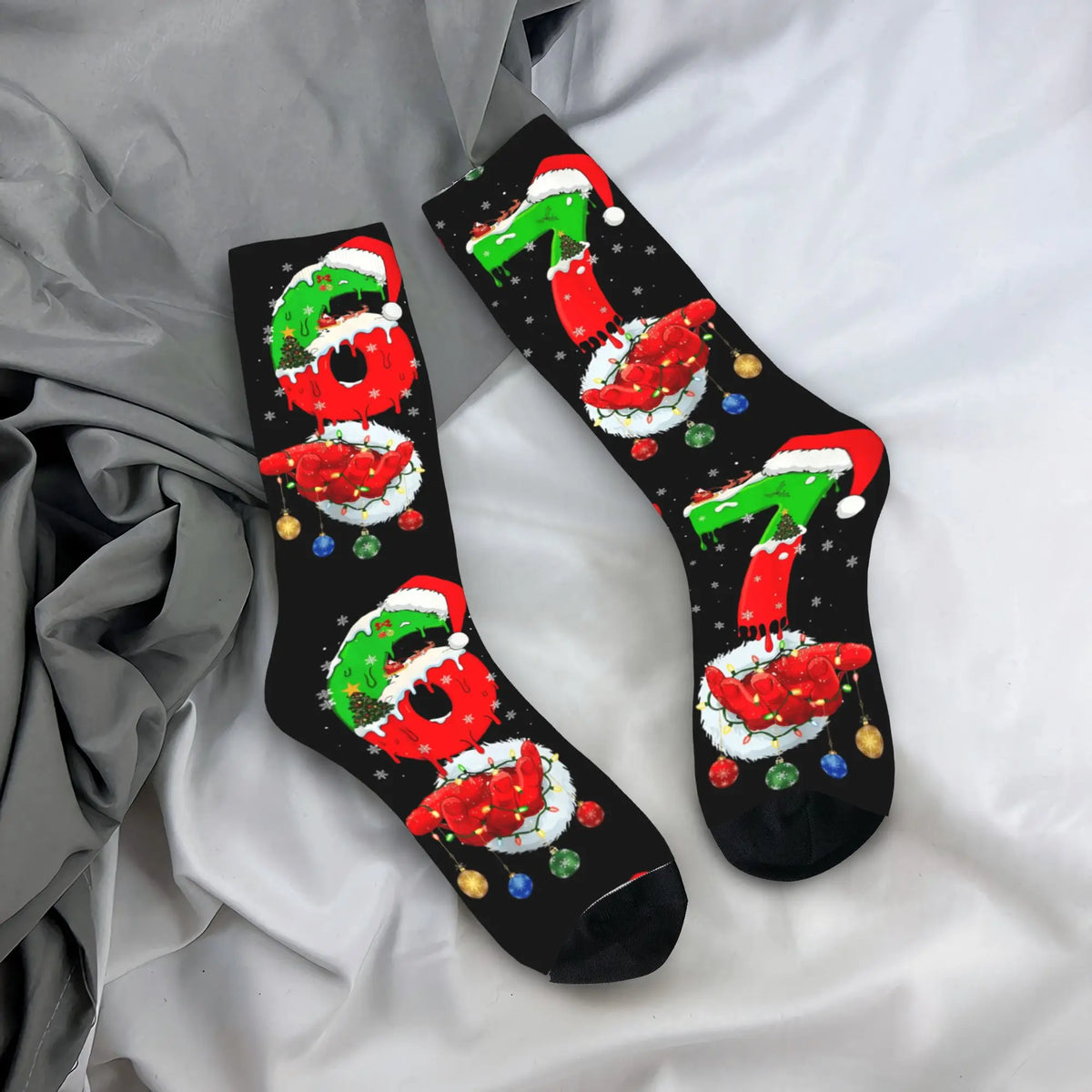 Adults Men Socks Meme 67 Six Seven 6 7 Italian Brainrot  Stockings Winter Novelty Warm Soft Socks Sports Anti Bacterial Socks