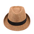 Men's Handsome Hats Jazz Cotton Linen Pure Hat Imitation Linen Sun Visor Hat Fashion Accessories