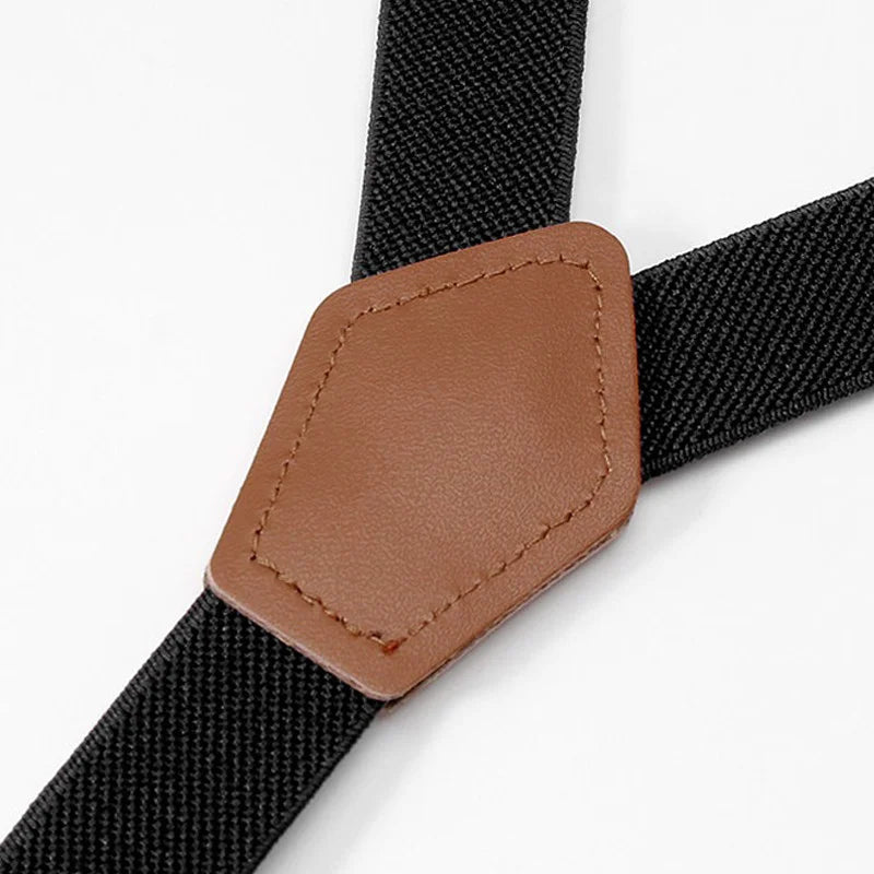 Suspenders for Boys Girls 2cm Y-back 3 Clips Adjustable Elastic Trouser Braces Suspenders Belt for Kids Fashion Accessories
