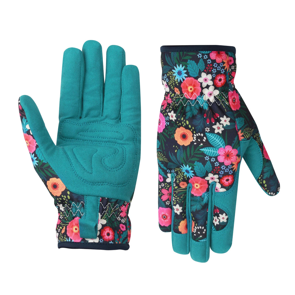 Gardening Gloves for Women Breathable Leather Garden Gloves with Grip Thorn-Proof Puncture-Resistant Work Gloves