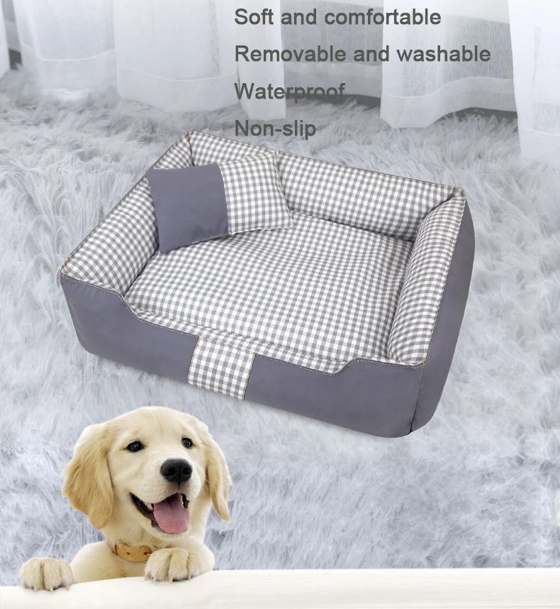 Bed For Dog Cats Puppy House Kennel For Indoor Dogs Small Medium Cat Pet Sofa Sleeping Bed Furniture Pet Supplies Accessories