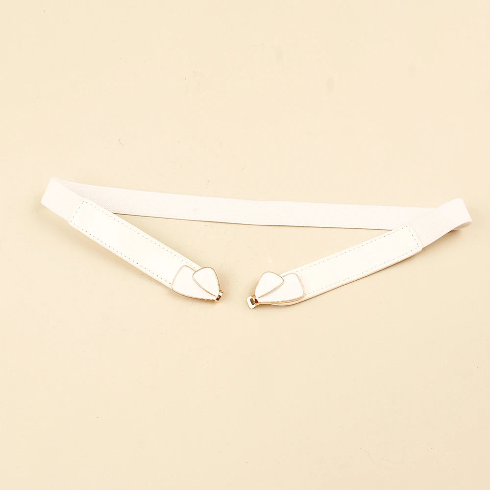 Women Skinny Belt for Dresses Ladies Fashion Elastic Belts Waist Band Cinch Waistband