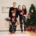 2025 New Christmas Family Matching Pajamas Santa Claus Print Adult and Children's Pajama Set Soft Sleepwear Xmas Family Look Pjs