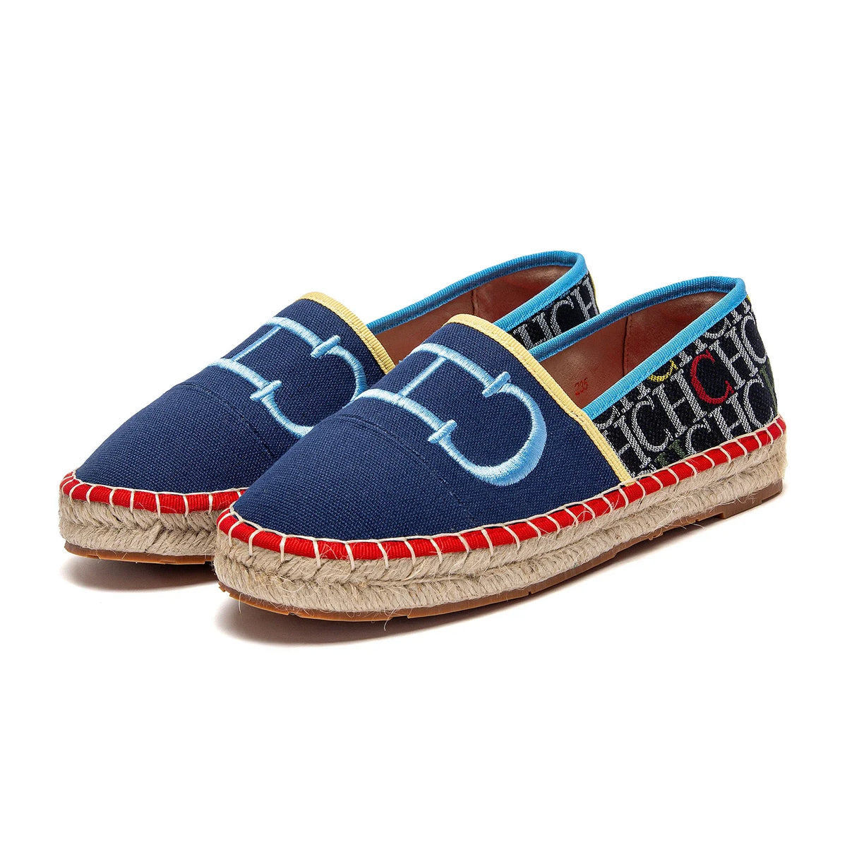 C-H Loafers Woman's Flat Shoes New Fashionable Splicing Women's Beach Shoes Anti slip Mommy Shoes