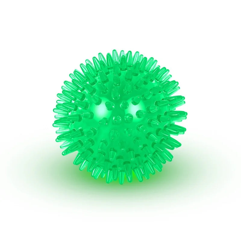 Pet Dog Toys Cat Puppy Sounding Toy Polka Squeaky Tooth Cleaning Ball TPR Training Pet Teeth Chewing Toy Balls Accessories