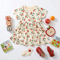 Little Kids Dresses Holiday Summer Baby Girls Cute Dresses Fruits Print Clothes