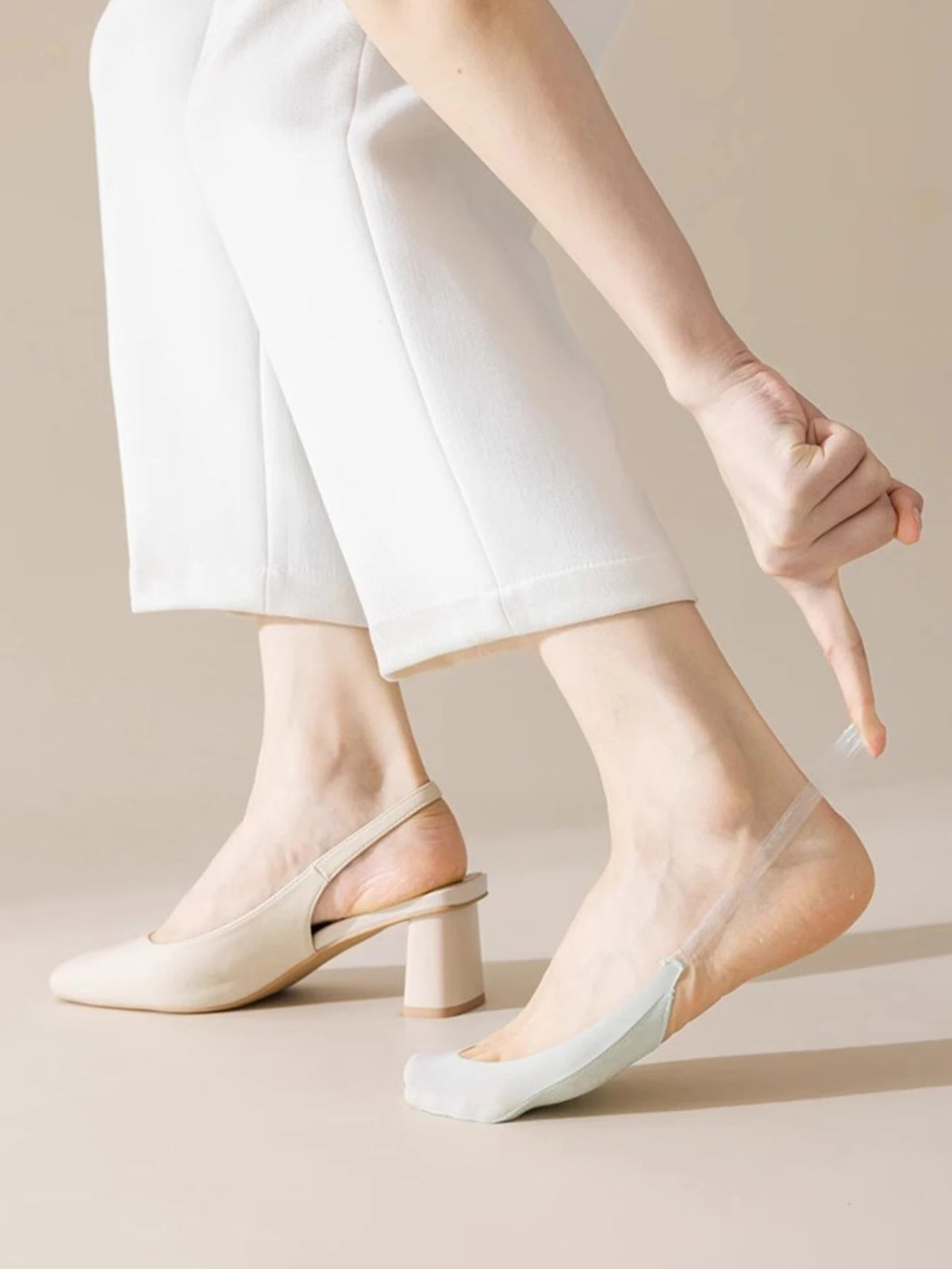 Women's Socks Breathable Invisible Half Feet No Show Low Cut Boat Socks Invisible Ice Skil Suspender Sock Ladies Sokken