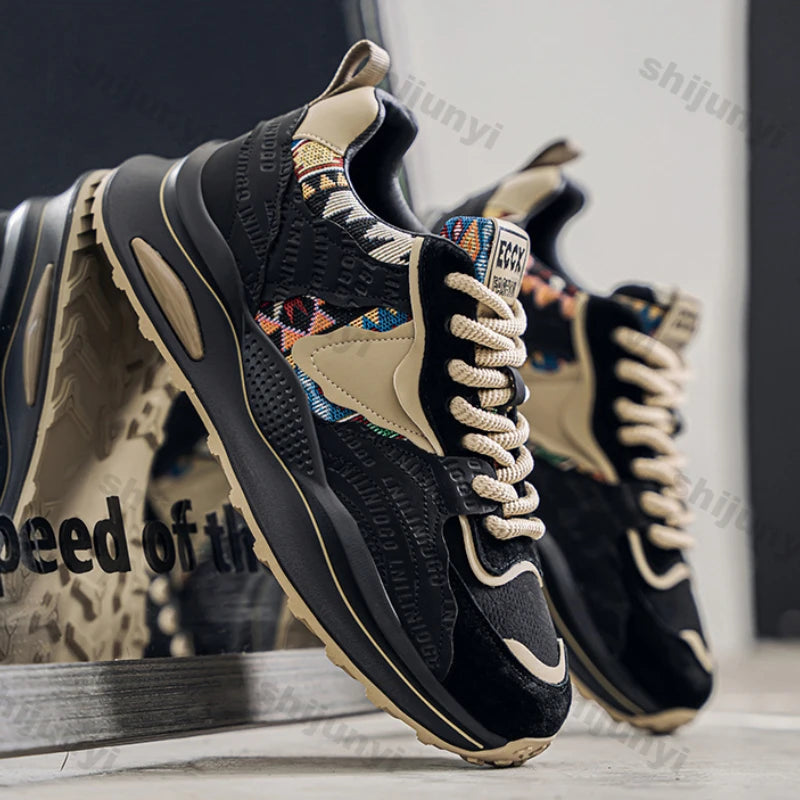 Men's Shoes 2025 Spring New Fashion Casual Shoes Men Comfort Platform Man Anti-slip Wear-resistant Sport Shoes Zapatillas Hombre
