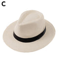Summer Large Size 60cm Classic Sun Hats for Men Women Panama Hats Couple Wide Brim Beach Straw Hat Big Head Plus Size Fedora Hat